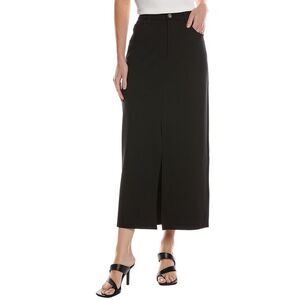 Truth Womens  5-Pocket Fly Front Ponte Skirt, Black